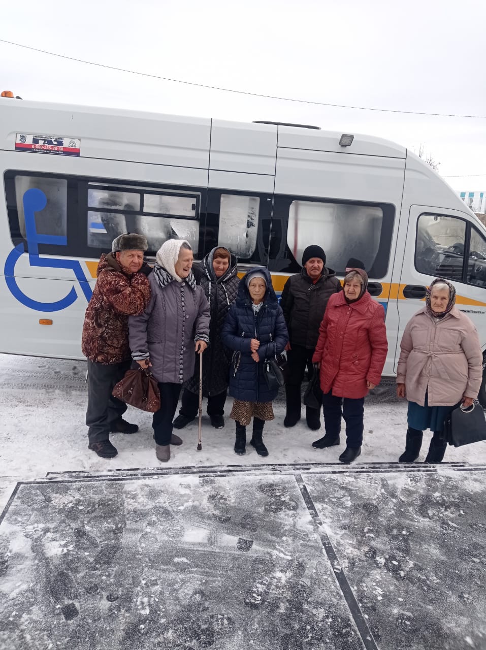Доставка граждан старше 65 лет на диспансеризацию