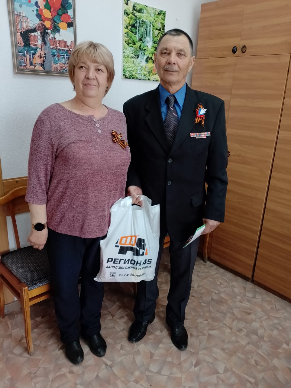 Поздравление ветеранов ВОВ