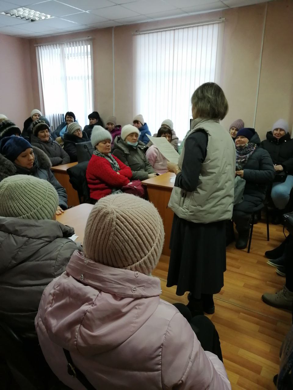 Совещание с социальными работниками по итогам 2023 года