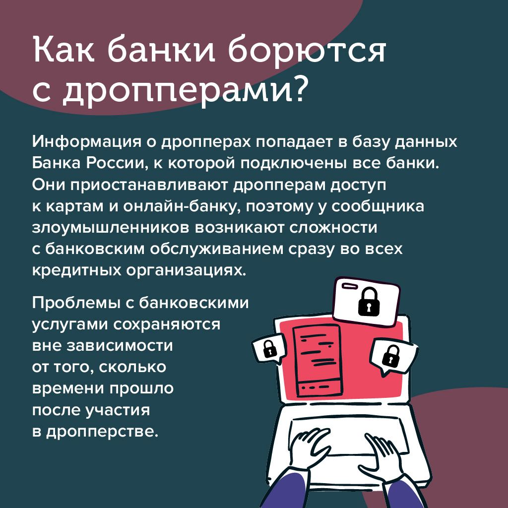 Дропперы: наказуемая помощь мошенникам