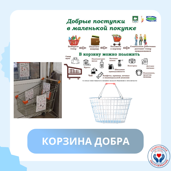 Корзина доброты в сети магазинов Метрополис