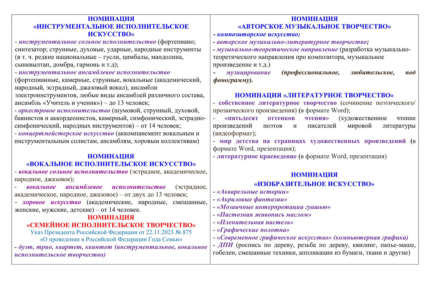 Конкурс